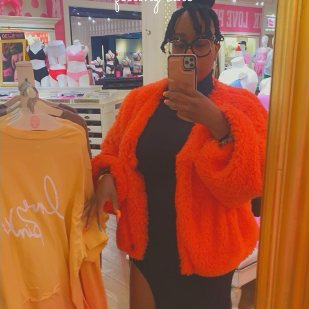 Oversized Statement Teddy Coat Bomber Jacket